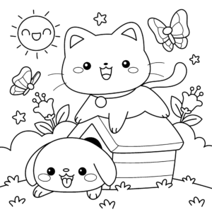 design t-shirt teepi à colorier ludo