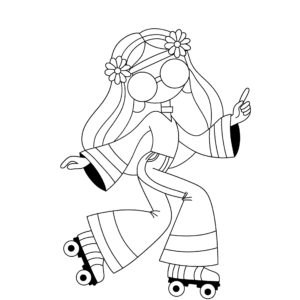 design t-shirt teepi à colorier Linéa