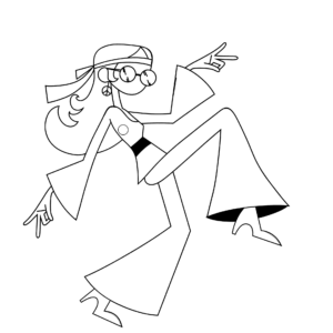 design t-shirt teepi à colorier Linéa